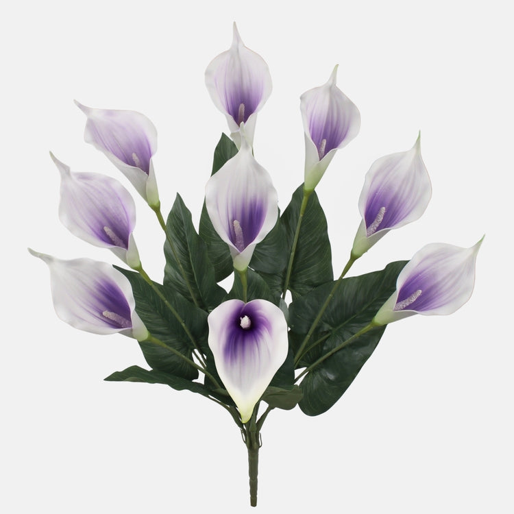 Liila-kermanvärinen kalla tekokukkakimppu 54 cm - Tekokukat