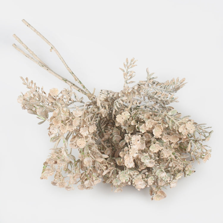 Syksyinen helichrysum-tekokimppu beige 37 cm - Tekokukat