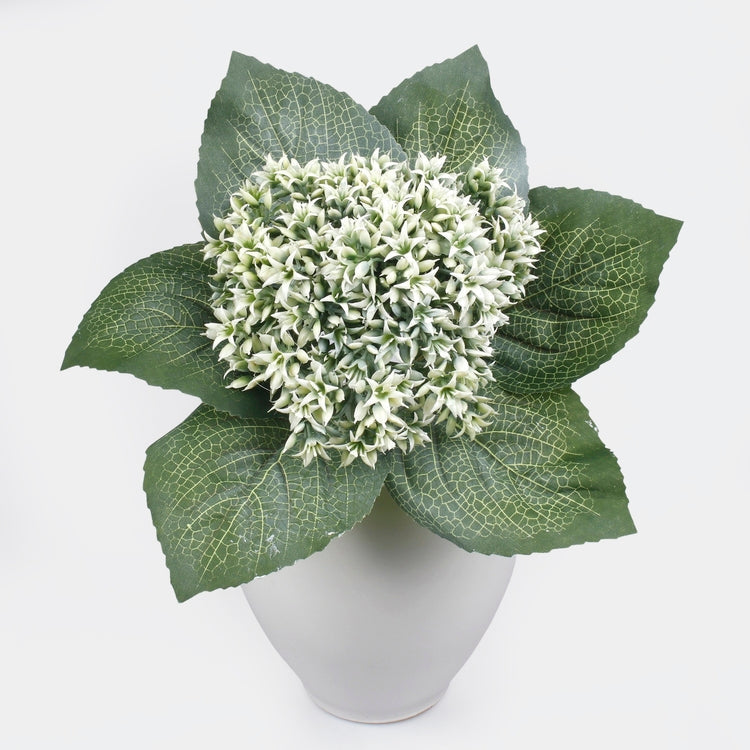 Hortensia tekokukkakimppu valkoinen 31 cm - Tekokukat