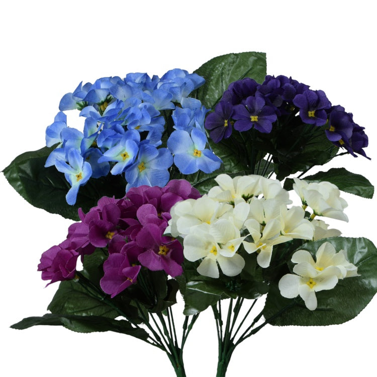 Kunstlillebukett violetne kreem 28 cm - Kunstlilled