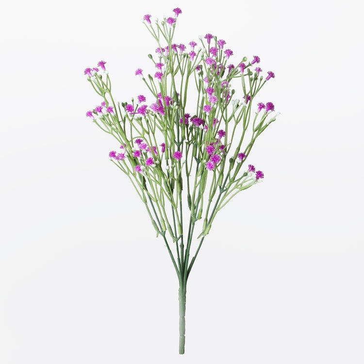 Violetti gypsophila tekokukkakimppu 37 cm - Tekokukat