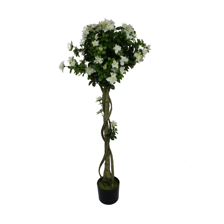 Kermanvärinen atsalea tekopuu 145 cm - Tekokukat
