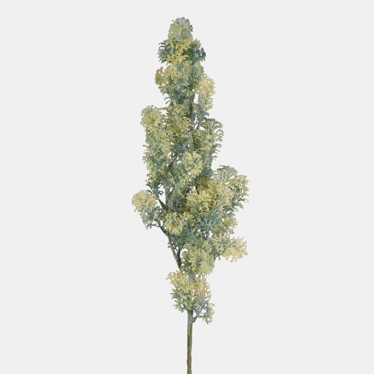 Sypressi tekokasvin oksa vihreä-keltainen 70 cm - Tekokukat