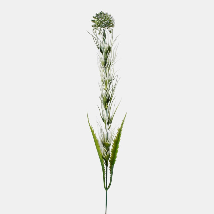 Valkoinen valkosipuli koristeoksa 45 cm - Tekokukat
