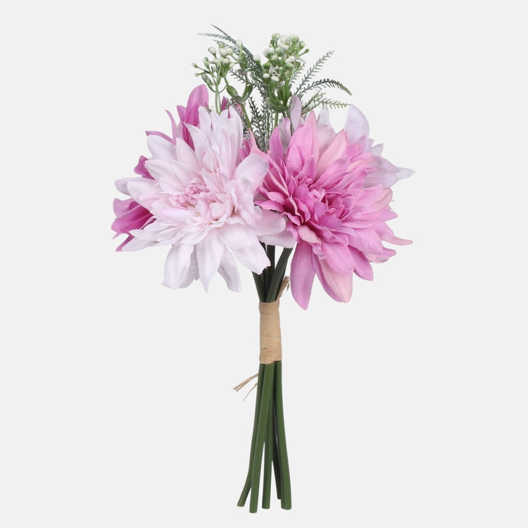 Roosa daalia kimp 27 cm - Kunstlilled