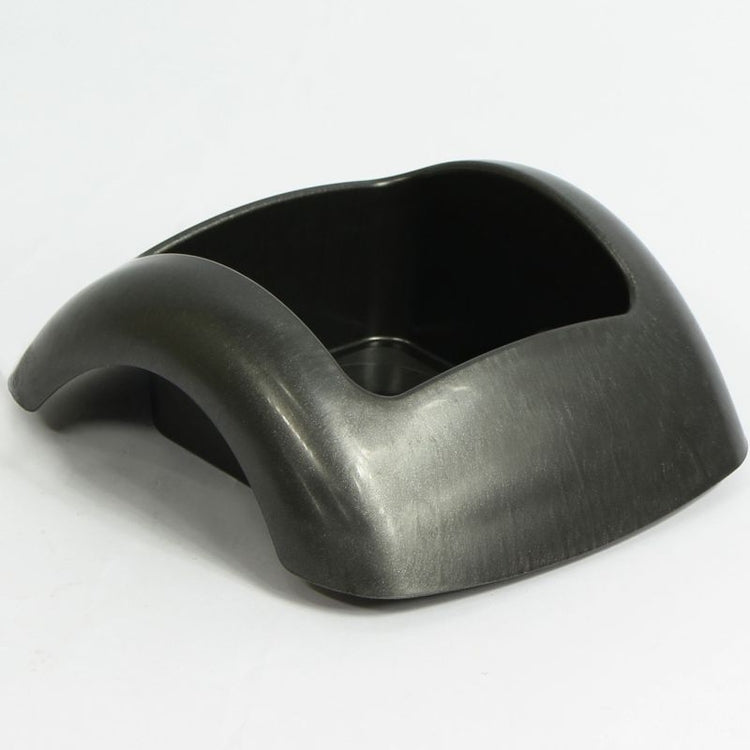 Väike grafiithall lillepott 7 cm - Kunstlilled