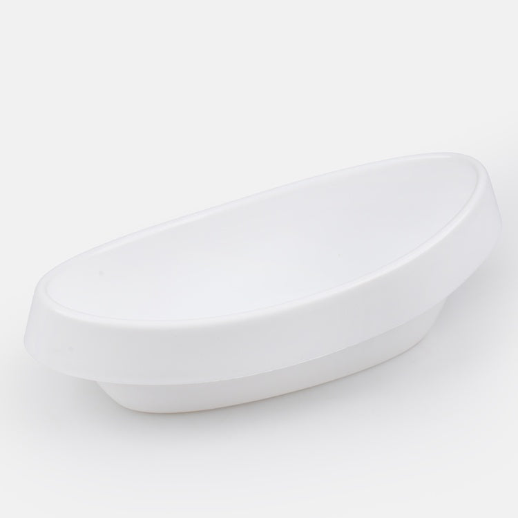 Valkoinen Vera muovikukkaruukku 25 cm - Tekokukat