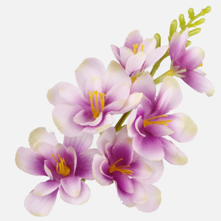 Lilla satiinfreesia kunstlill 20 cm - Kunstlilled