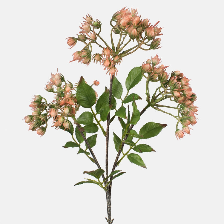 Vaaleanpunainen koristeoksa 69 cm - Tekokukat
