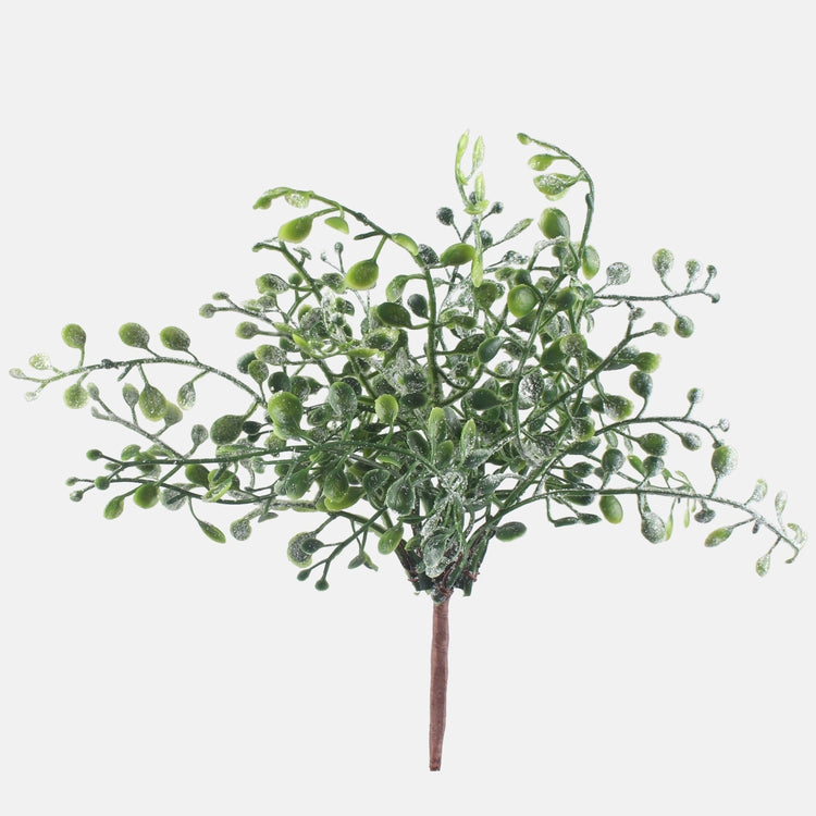 Härmaroheline glitteriga kunstoks 21 cm - Kunstlilled