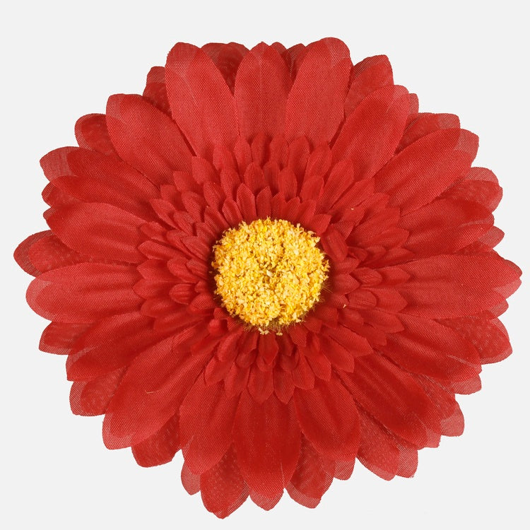 Punainen gerbera XXL tekokukkapää Ø15 cm - Tekokukat