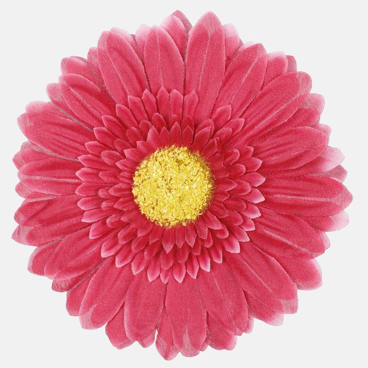 Tummanvaaleanpunainen XXL gerbera tekokukkapää Ø15 cm - Tekokukat