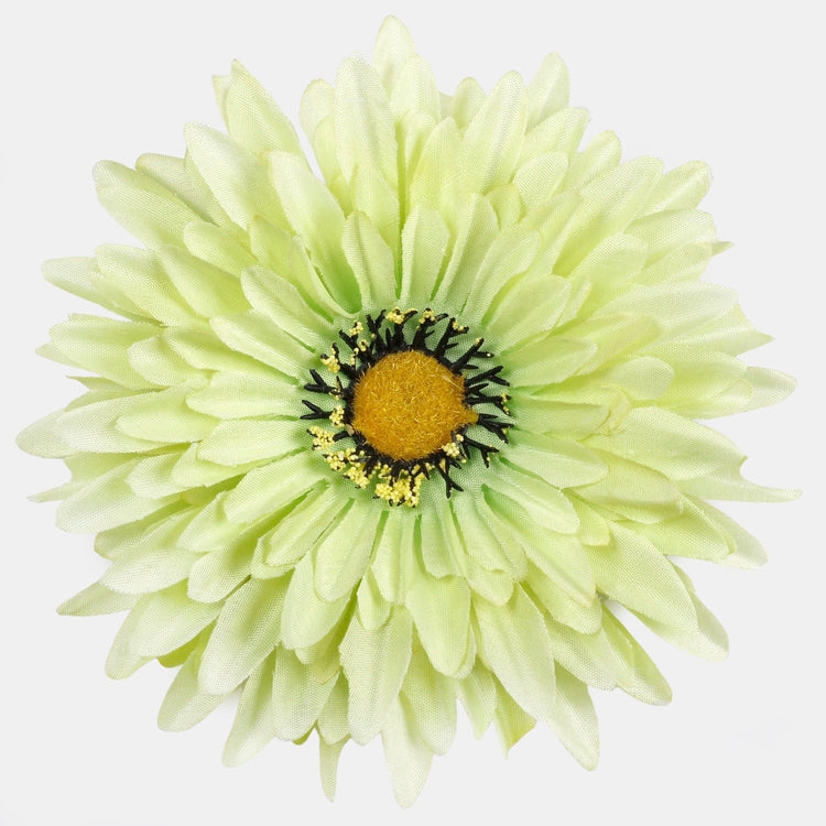 Vihreä gerbera tekokukan pää Ø15 cm - Tekokukat