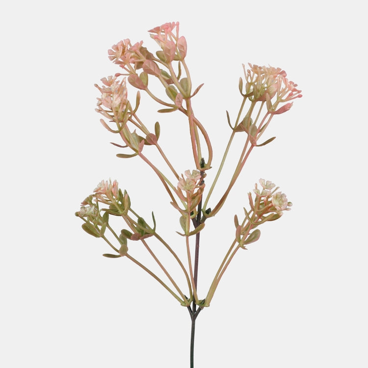 Vaaleanpunainen gypsophila koristeoksa 50 cm - Tekokukat