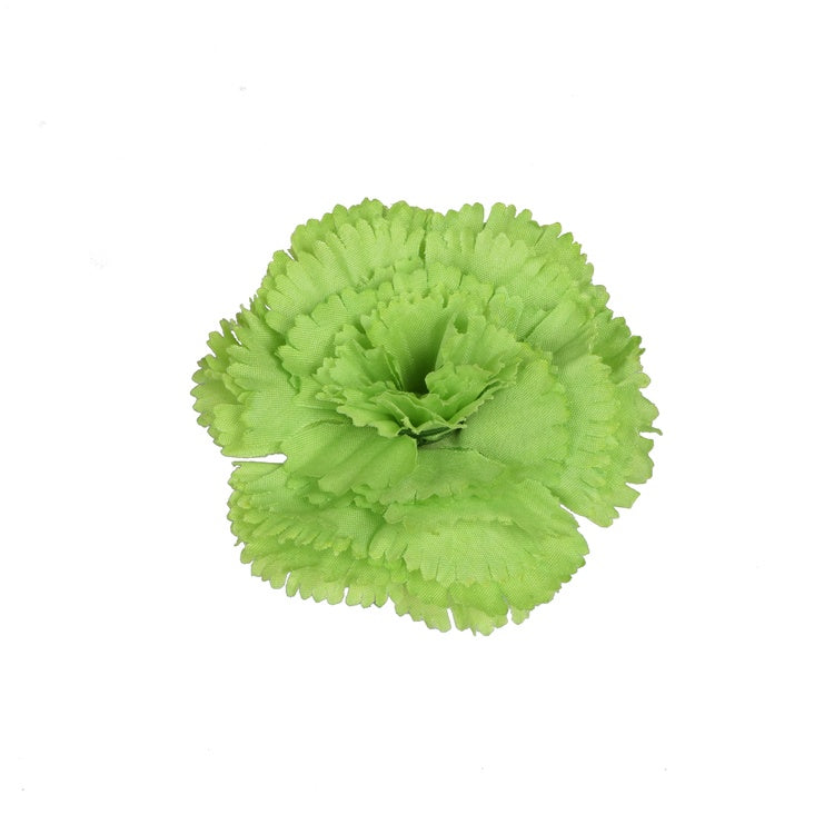 Vihreä neilikka tekokukan pää Ø8 cm - Tekokukat