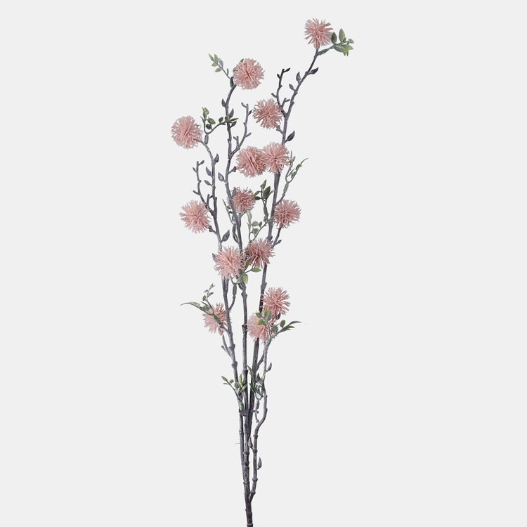 Vaaleanpunainen buttonbush tekokukkaoksa 92 cm - Tekokukat