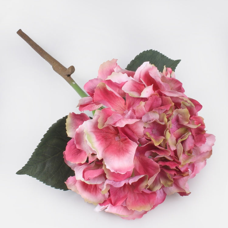Roosa kummihortensia kunstlill 60 cm - Kunstlilled