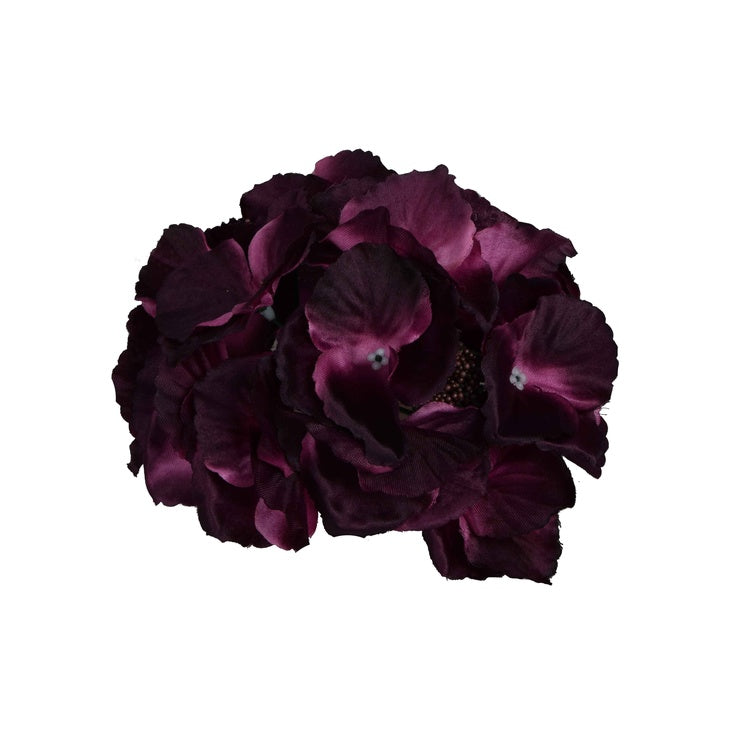 Hortensia tekokukan pää tummanvaaleanpunainen-tummanvioletti Ø17 cm - Tekokukat