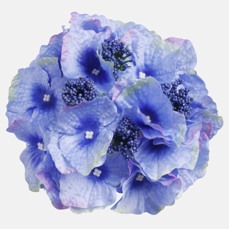 Hortensia tekokukkapää sininen-vaaleanpunainen Ø16 cm - Tekokukat
