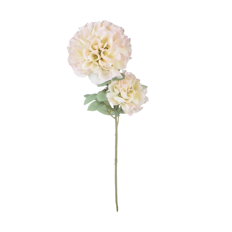 Kreemjas-roosa Hortensia kunstlill 78 cm - Kunstlilled