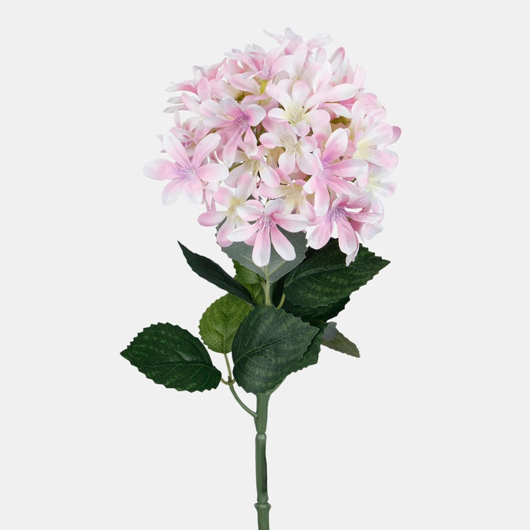 Vaaleanpunainen hortensia tekokukka 68 cm - Tekokukat