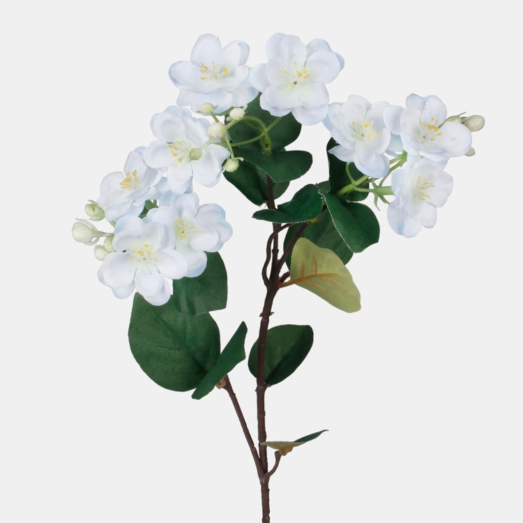 Vaaleansininen jasmiini tekokukkaoksa 60 cm - Tekokukat