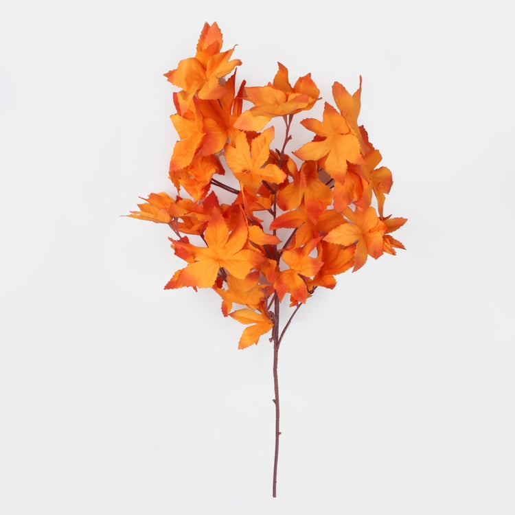 Japaninvaahtera tekokasvin oksa oranssi 85 cm - Tekokukat