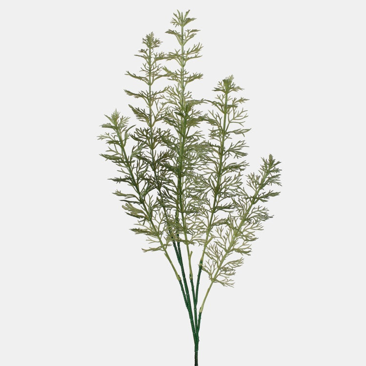 Vaaleanvihreä tilli tekokasvin oksa 65 cm - Tekokukat