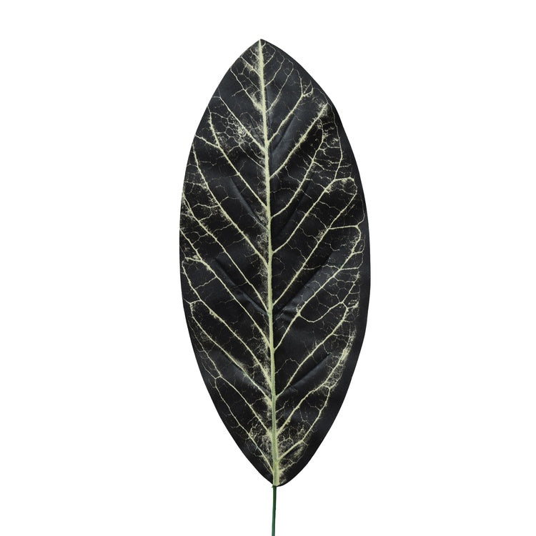 Tummanvihreä calathea tekolehti 49 cm - Tekokukat