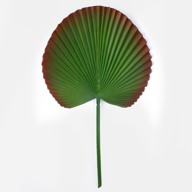 Kumimainen palmunlehti tummanvihreä 55 cm - Tekokukat