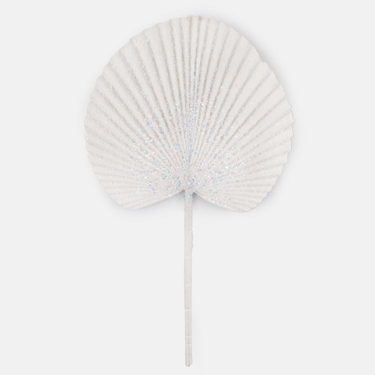 Lumipeitteinen palmunlehtioksa valkoinen 53 cm - Tekokukat