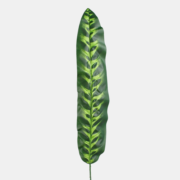 Tekolehti riikinkukon lehti vihreä 74 cm - Tekokukat