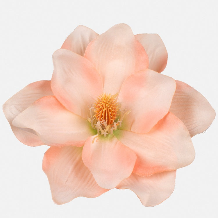 Magnolia tekokukan pää oranssi-vihreä Ø17 cm - Tekokukat