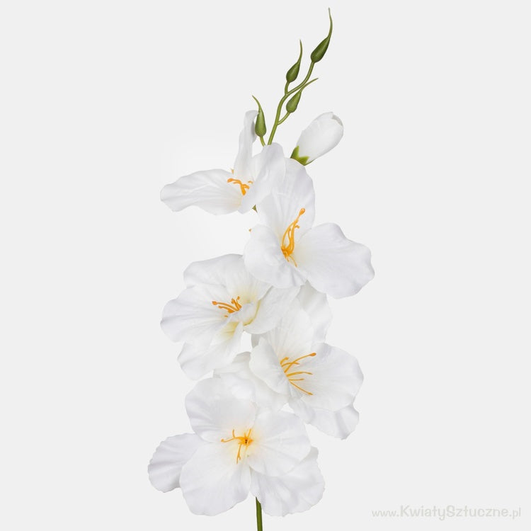 Kermanvärinen gladiolus tekokukka satiini 55 cm - Tekokukat