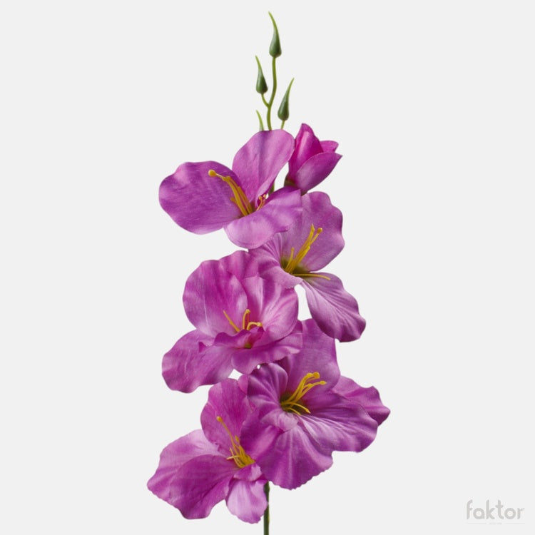 Liilanvärinen miekkalilja tekokukka 55 cm - Tekokukat