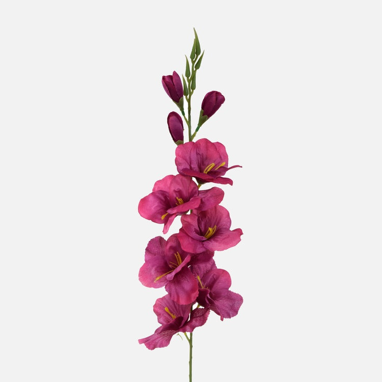 Lilla gladiooli kunstlill 77 cm - Kunstlilled