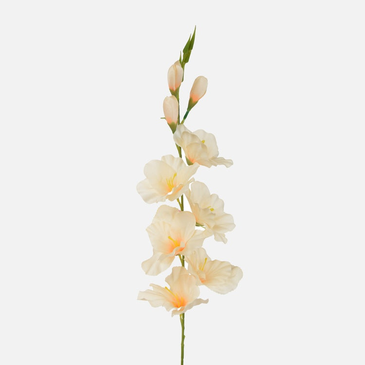 Vaalea persikanvärinen tekogladiolus 77 cm - Tekokukat
