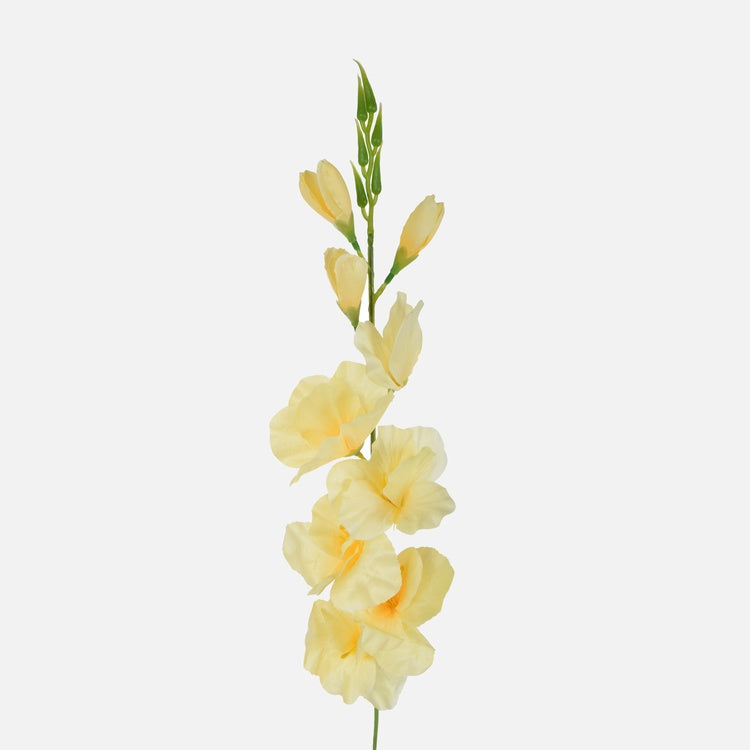 Helekollane gladiool kunstlill 77 cm - Kunstlilled