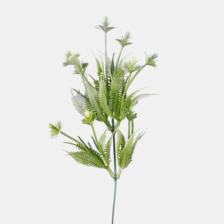 Valkoinen verenpisara koristeoksa 50 cm - Tekokukat