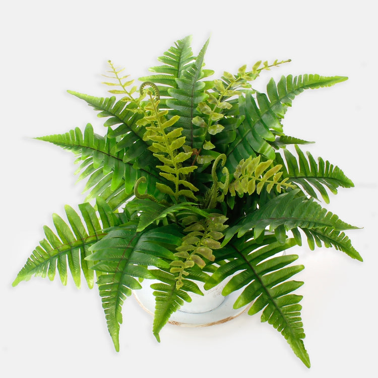 Vihreä saniainen tekokasvi 43 cm - Tekokukat