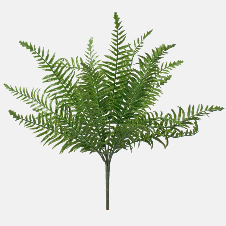 Vihreä saniainen tekokasvipuska 48 cm - Tekokukat