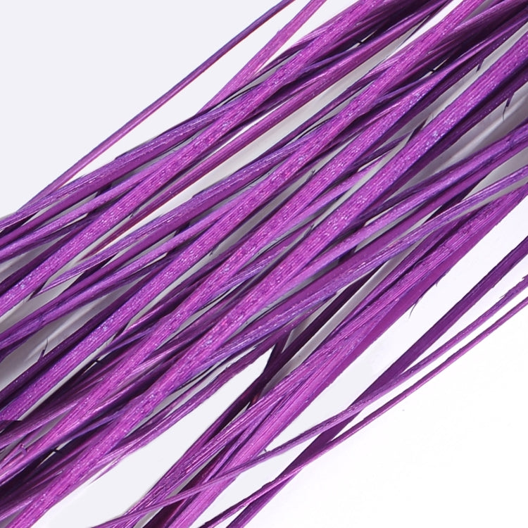 Litteä liila rattan-nauha 100 cm - Tekokukat