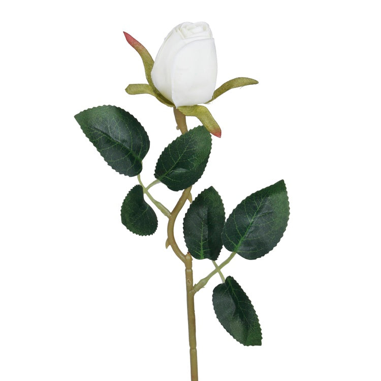 Kermanvärinen tekoruusu 45 cm - Tekokukat