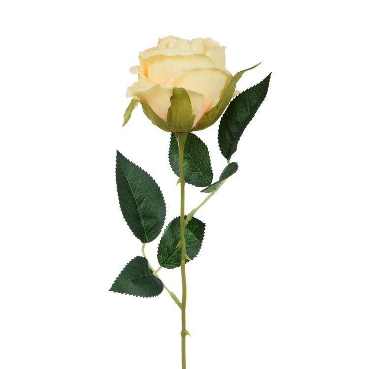 Hele virsikuvärvi kunstroos 56 cm - Kunstlilled