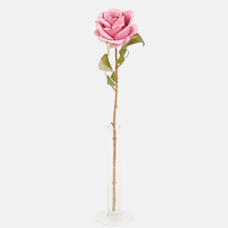 Roosa kunstroos 50 cm - Kunstlilled