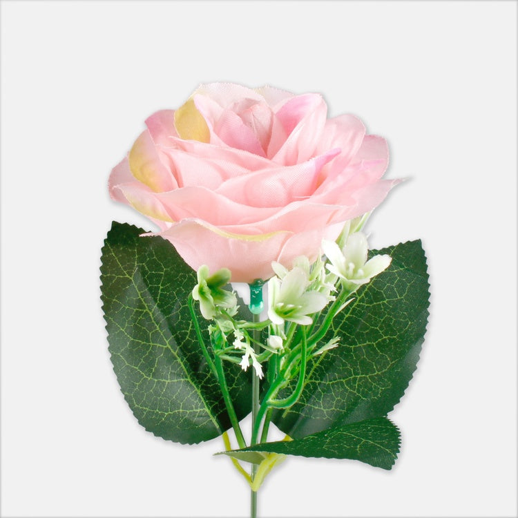 Roosa kunstroos 40 cm - Kunstlilled