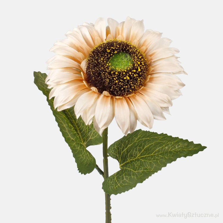 Kermanvärinen auringonkukka tekokukka 60 cm - Tekokukat
