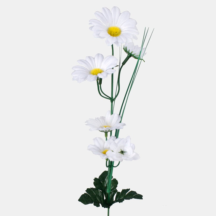 Päivänkakkara tekokukkaoksa 7 kukkaa 43 cm - Tekokukat