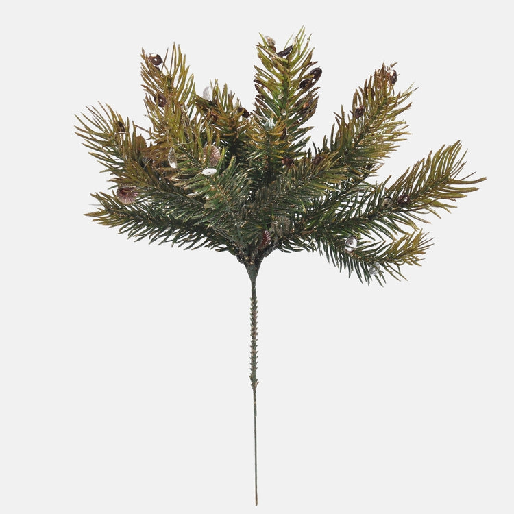 Kuusioksa glitterillä 26 cm - Tekokukat