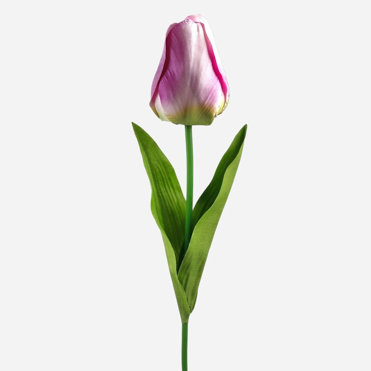 Tekotulppaani liila-kermaväri 67 cm - Tekokukat